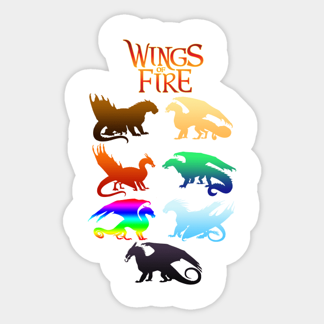 Wings of Fire Tribes Sticker by VibrantEchoes